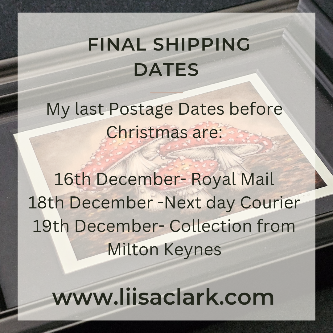 Liisa Clark Art Final Postage Dates 2025