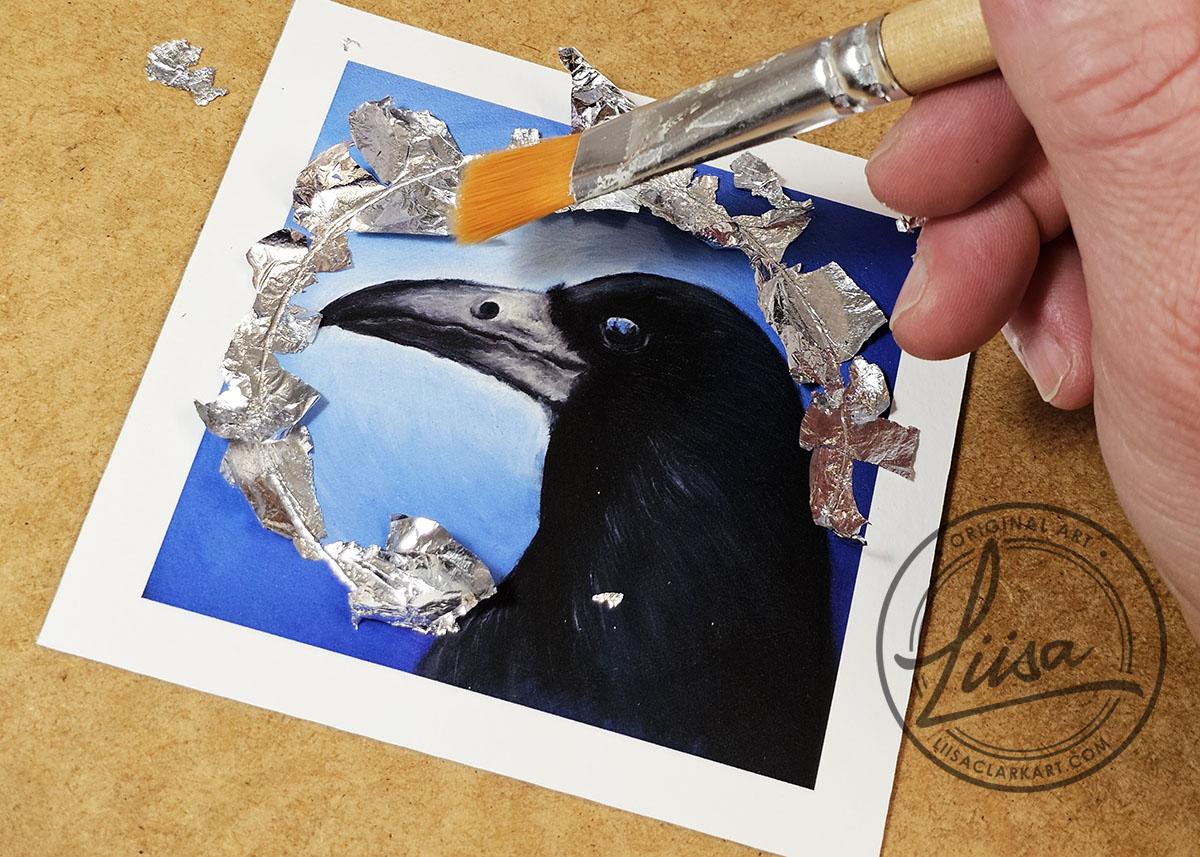 Gilded Blue Corvid Series